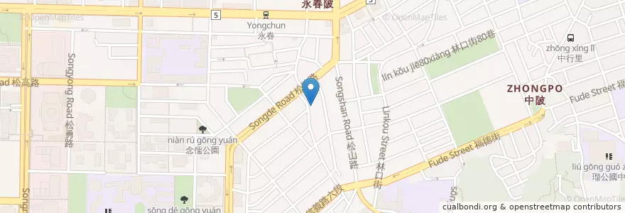 Mapa de ubicacion de 晨間美味 en Тайвань, Новый Тайбэй, Тайбэй, 信義區.