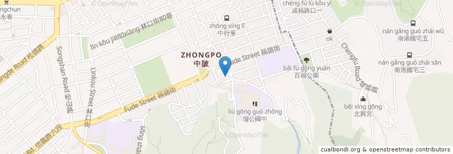 Mapa de ubicacion de 素食美濃客家粄條 en Тайвань, Новый Тайбэй, Тайбэй, 信義區.