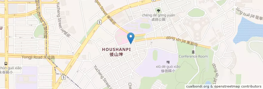 Mapa de ubicacion de 悅揚樓 en Taïwan, Nouveau Taipei, Taipei, District De Nangang.