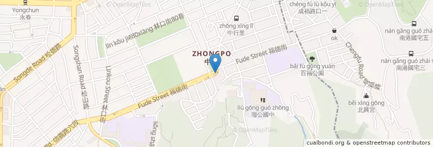 Mapa de ubicacion de 孫家牛肉麵 en 台湾, 新北市, 台北市, 信義区.