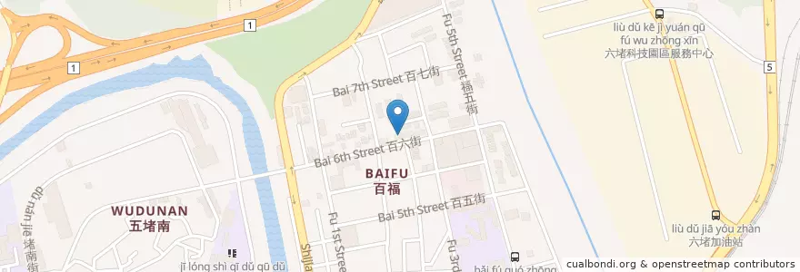 Mapa de ubicacion de 胖老爹美式炸雞 en تايوان, مقاطعة تايوان, كي لنغ, 七堵區.