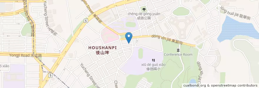 Mapa de ubicacion de 星宇大餛飩 en 台湾, 新北市, 台北市, 南港区.