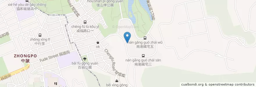 Mapa de ubicacion de 拉亞漢堡 en تایوان, 新北市, تایپه, 南港區.