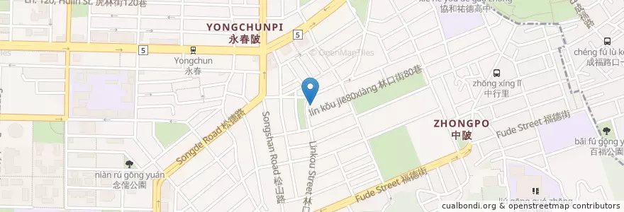 Mapa de ubicacion de 青年海產店 en 台湾, 新北市, 台北市, 信義区.