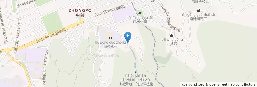 Mapa de ubicacion de 松園餐廳 en Tayvan, 新北市, Taipei, 信義區.