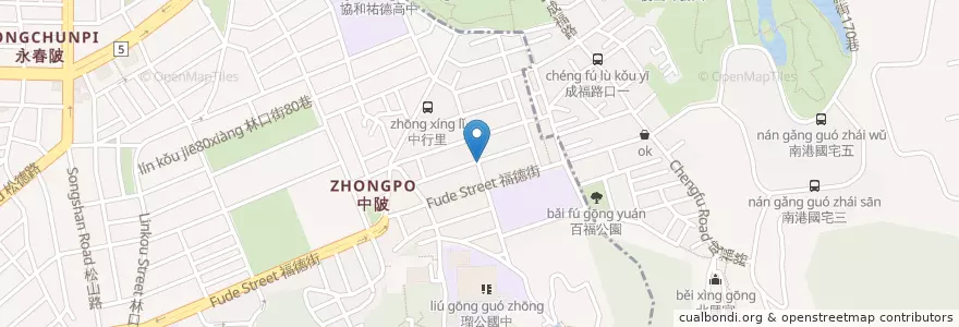 Mapa de ubicacion de 呷尚宝 en 台湾, 新北市, 台北市, 信義区.