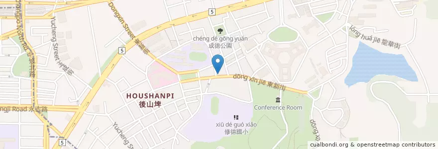 Mapa de ubicacion de 阿嬤的米粉湯 en 台湾, 新北市, 台北市, 南港区.