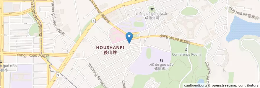 Mapa de ubicacion de 阿蓮小吃 en Taiwan, 新北市, Taipei, 南港區.