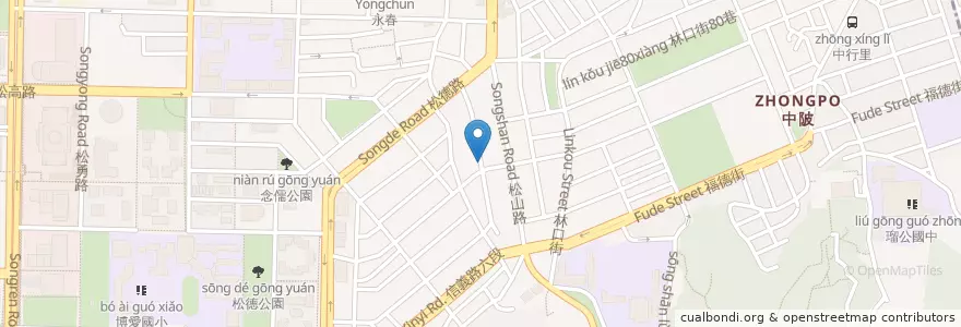 Mapa de ubicacion de 阿幸鮮打果汁 en Taiwan, 新北市, Taipé, 信義區.