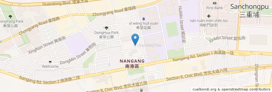 Mapa de ubicacion de 好滋味素食 en Tayvan, 新北市, Taipei, 南港區.