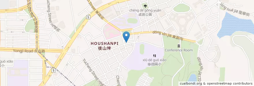 Mapa de ubicacion de 好朋友手工刀削麵 en تایوان, 新北市, تایپه, 南港區.