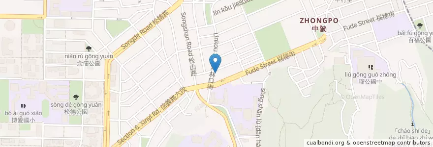 Mapa de ubicacion de 好吃王雞肉 en 臺灣, 新北市, 臺北市, 信義區.