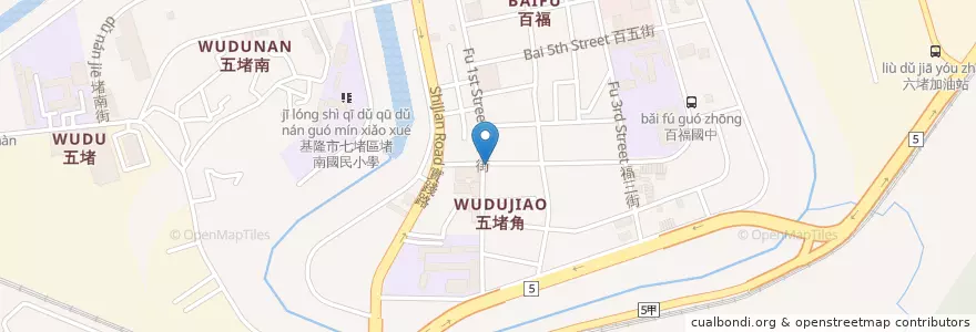 Mapa de ubicacion de 全家便當 en 臺灣, 臺灣省, 基隆市, 七堵區.