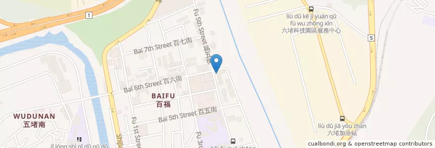 Mapa de ubicacion de 巧沛東方美 en 台湾, 台湾省, 基隆市, 七堵区.