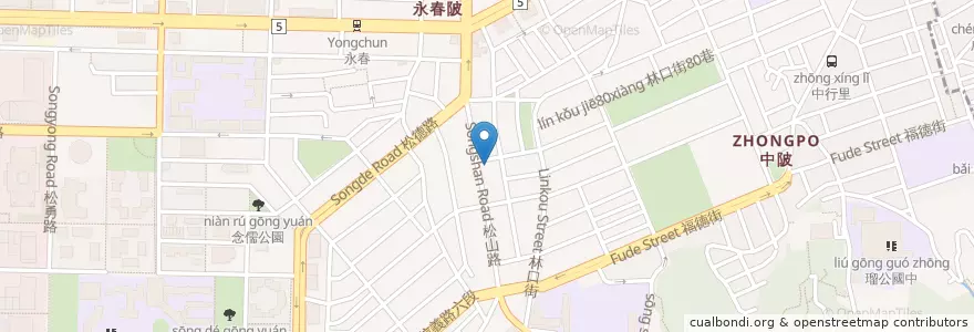 Mapa de ubicacion de 台灣第一棧 en Taiwan, New Taipei, Taipei, Xinyi District.