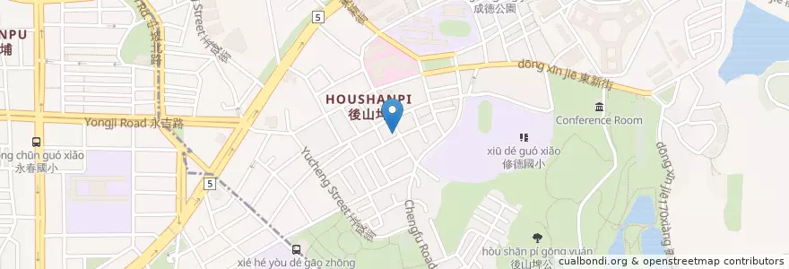 Mapa de ubicacion de 古早味米粉湯，飯，麵 en تایوان, 新北市, تایپه, 南港區.