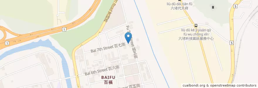 Mapa de ubicacion de 小鉄鍋物 en Tayvan, 臺灣省, 基隆市, 七堵區.