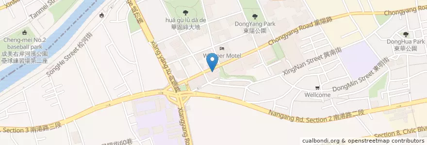 Mapa de ubicacion de 大正元麥亨堡 en Taiwán, Nuevo Taipéi, Taipéi, 南港區.