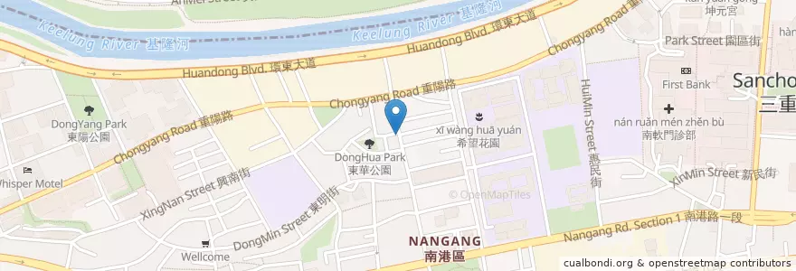 Mapa de ubicacion de 八方雲集 en 台湾, 新北市, 台北市, 南港区.