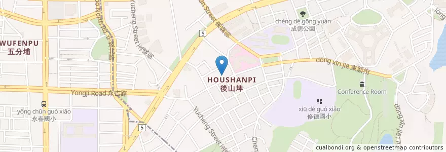 Mapa de ubicacion de Subway en تایوان, 新北市, تایپه, 南港區.