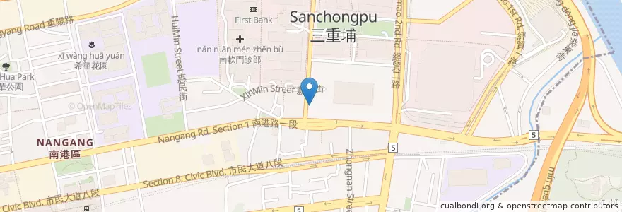 Mapa de ubicacion de 戀 食尚 en Taiwan, New Taipei, Taipei, Nangang District.