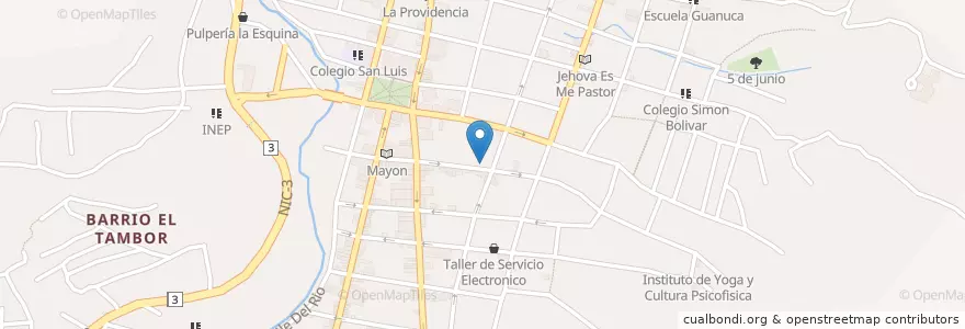 Mapa de ubicacion de In&out en نيكاراجوا, Matagalpa, Matagalpa (Municipio).