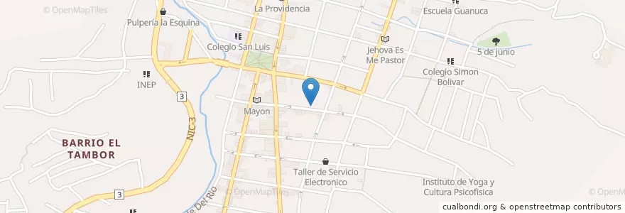 Mapa de ubicacion de Cervezas cafe en Nicarágua, Matagalpa, Matagalpa (Municipio).