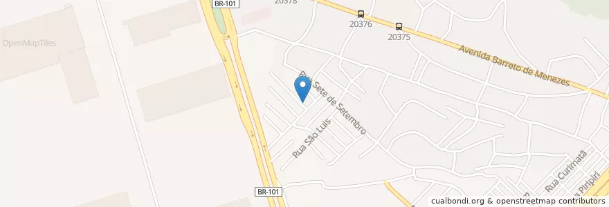 Mapa de ubicacion de Escola Jose Glicerio en Brezilya, Kuzeydoğu Bölgesi, Pernambuco, Região Geográgica Imediata Do Recife, Região Geográfica Intermediária Do Recife, Região Metropolitana Do Recife, Jaboatão Dos Guararapes.