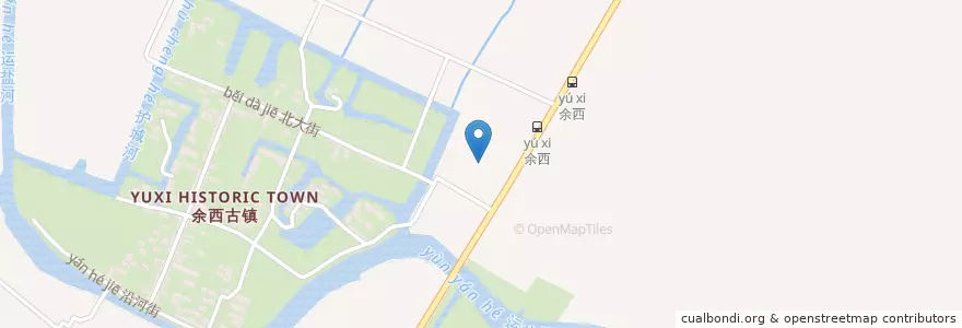 Mapa de ubicacion de 二甲镇 en Cina, 南通市, 通州区, 二甲镇.