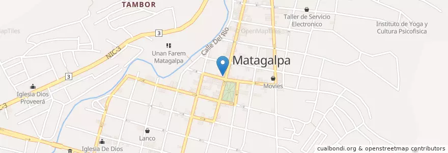 Mapa de ubicacion de Batidos y Pitaya en Nikaragua, Matagalpa, Matagalpa (Municipio).