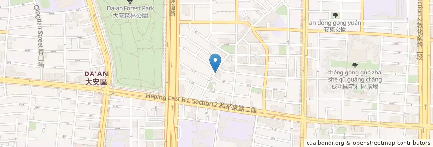 Mapa de ubicacion de ANTOICO FORBI en Taiwan, Neu-Taipeh, Taipeh, Da’An.