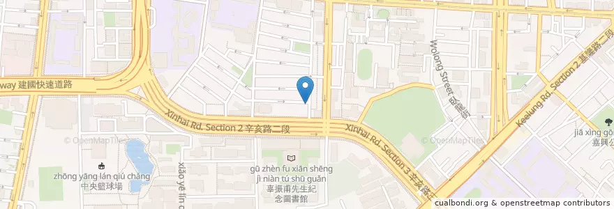 Mapa de ubicacion de 路易沙 en 台湾, 新北市, 台北市, 大安区.