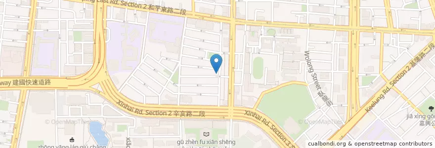 Mapa de ubicacion de 滇味小廚 en 台湾, 新北市, 台北市, 大安区.
