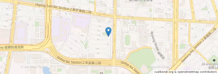 Mapa de ubicacion de 湄賽雲泰料理 en Taiwan, 新北市, Taipé, 大安區.