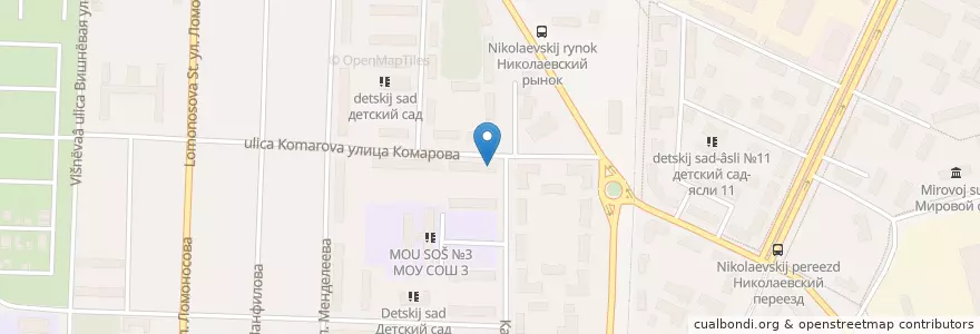 Mapa de ubicacion de Сбербанк en ロシア, 南部連邦管区, ロストフ州, Городской Округ Таганрог.