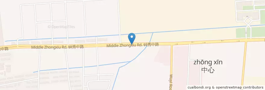 Mapa de ubicacion de 钟秀街道 en China, Nantong City, Chongchuan District, 钟秀街道.
