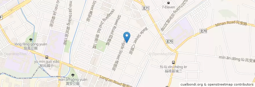 Mapa de ubicacion de 北港鵝肉 en Taiwan, 新北市, 新莊區.