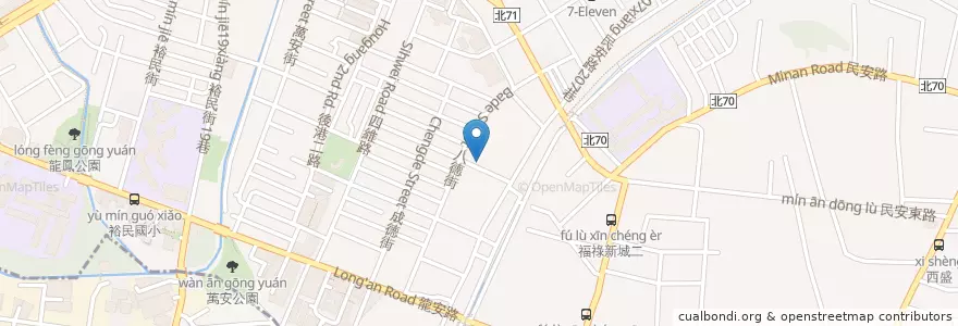 Mapa de ubicacion de 千暉幼兒園 en Тайвань, Новый Тайбэй, 新莊區.
