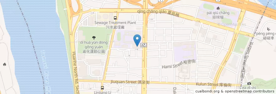 Mapa de ubicacion de 大同區樂齡學習中心 en Taiwan, Neu-Taipeh, Taipeh, Datong.