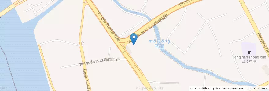 Mapa de ubicacion de OCEAN CLUB en Chine, Guangdong, Canton, 海珠区, 龙凤街道.