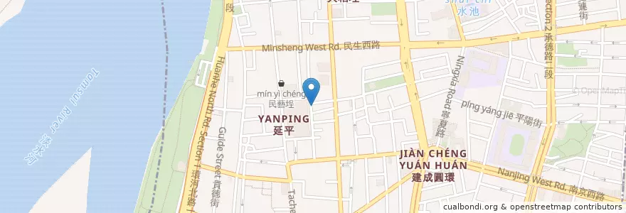 Mapa de ubicacion de 海山便當 en 臺灣, 新北市, 臺北市.