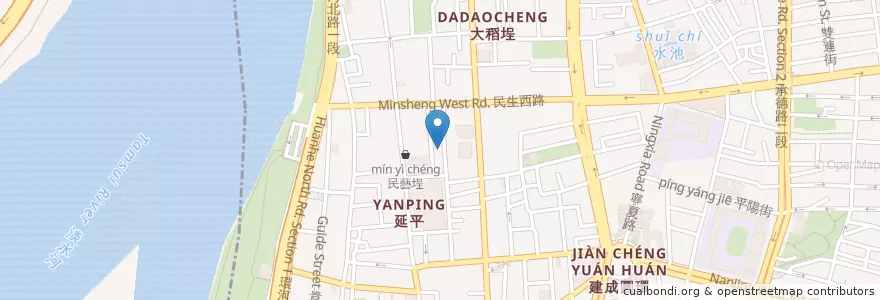 Mapa de ubicacion de 幹嘛西班牙酒館 en 台湾, 新北市, 台北市.