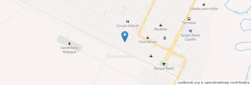 Mapa de ubicacion de Logia "Fidelidad" en كوبا, Ciego De Ávila, Majagua.