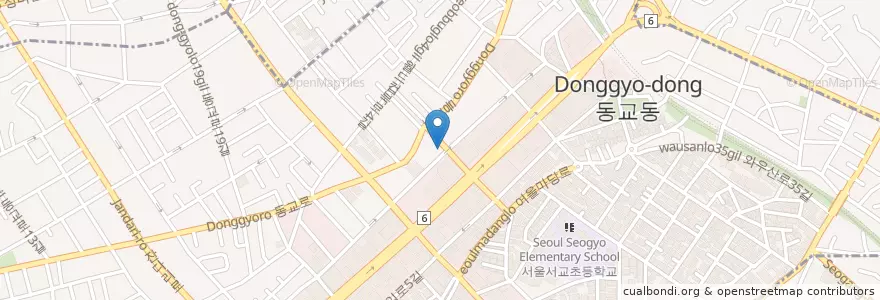 Mapa de ubicacion de choigozip,Wagu beef bbq en 대한민국, 서울, 마포구, 서교동.