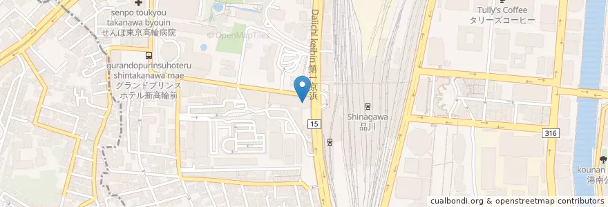 Mapa de ubicacion de マクドナルド en Japonya, 東京都.