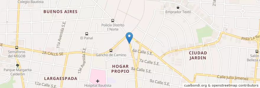 Mapa de ubicacion de Joe en نيكاراجوا, Departamento De Managua, Managua (Municipio).