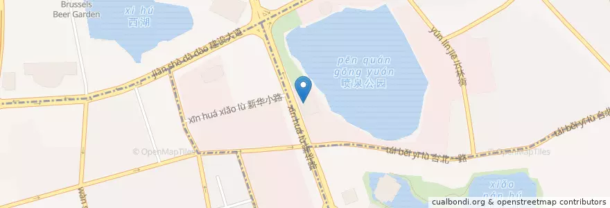 Mapa de ubicacion de 中国民生银行 en Китай, Хубэй, Ухань, Цзянхань, 台北街道.