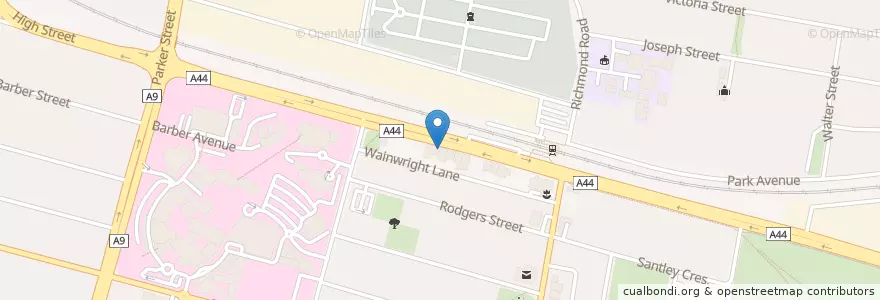 Mapa de ubicacion de Say Inn Chinese Restaurant en Australië, Nieuw-Zuid-Wales, Sydney, Penrith City Council.