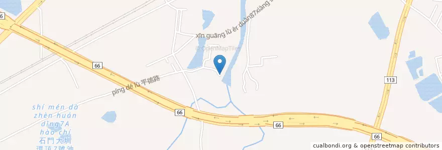 Mapa de ubicacion de 土地公(廣仁伯公) en 臺灣, 桃園市, 平鎮區.