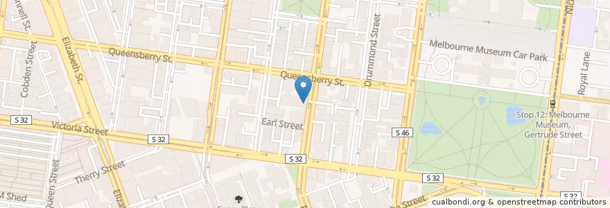 Mapa de ubicacion de RMIT Electric Racing en Australië, Victoria, City Of Melbourne.